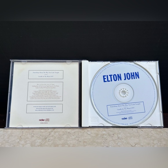Elton John Something About Way You Look Tonight / Candle 1997 Music CD - Picture 2 of 7